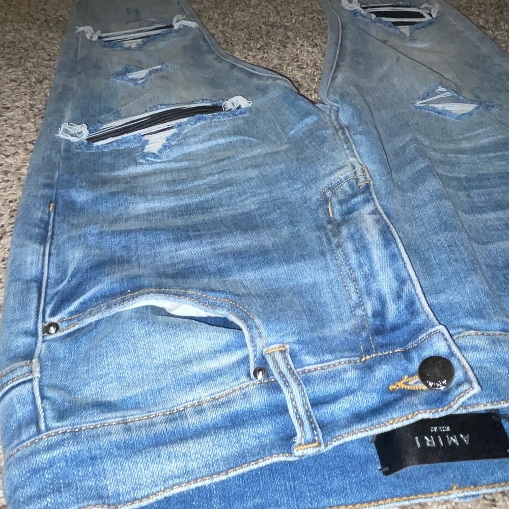 Blue Amiri Jeans - Picture 4 of 6